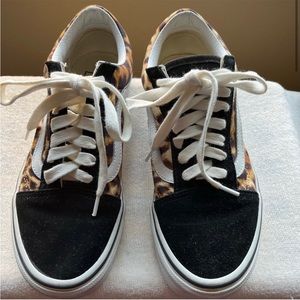 Van’s black and cheetah design